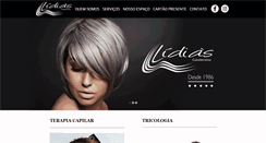 Desktop Screenshot of lidias.com.br